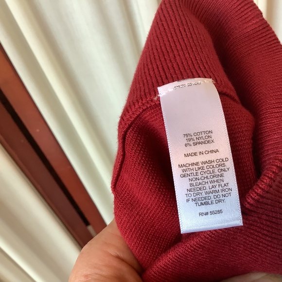 Express NWT Skirt Women's Red Stretch Pencil Pull On Bodycon Small - Picture 8 of 8